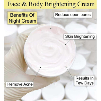 Skin Vogue Face & Body Brightening Night Cream – Glow & Clear Skin Formula